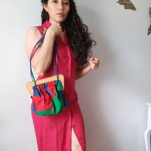 Vintage colorful purse